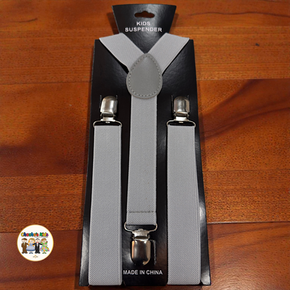 Kids Suspenders- Gray (SPT-02)