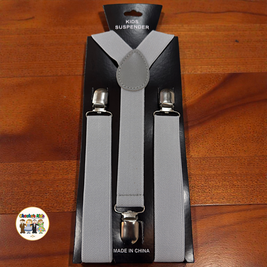 Kids Suspenders- Gray (SPT-02)