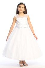 Party / Flower Girl Dress (KE07)-Girls-White-2-Chacho's Kids