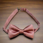 Satin Bow Tie (Dusty Rose)-Boys-Dusty Rose-Chacho’s Kids