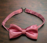 Satin Bow Tie (Dusty Pink)-Boys-Dusty Pink-Chacho’s Kids