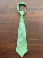 Satin Zipper Tie (Mint Green)-Boys-Mint Green-S-Chacho’s Kids