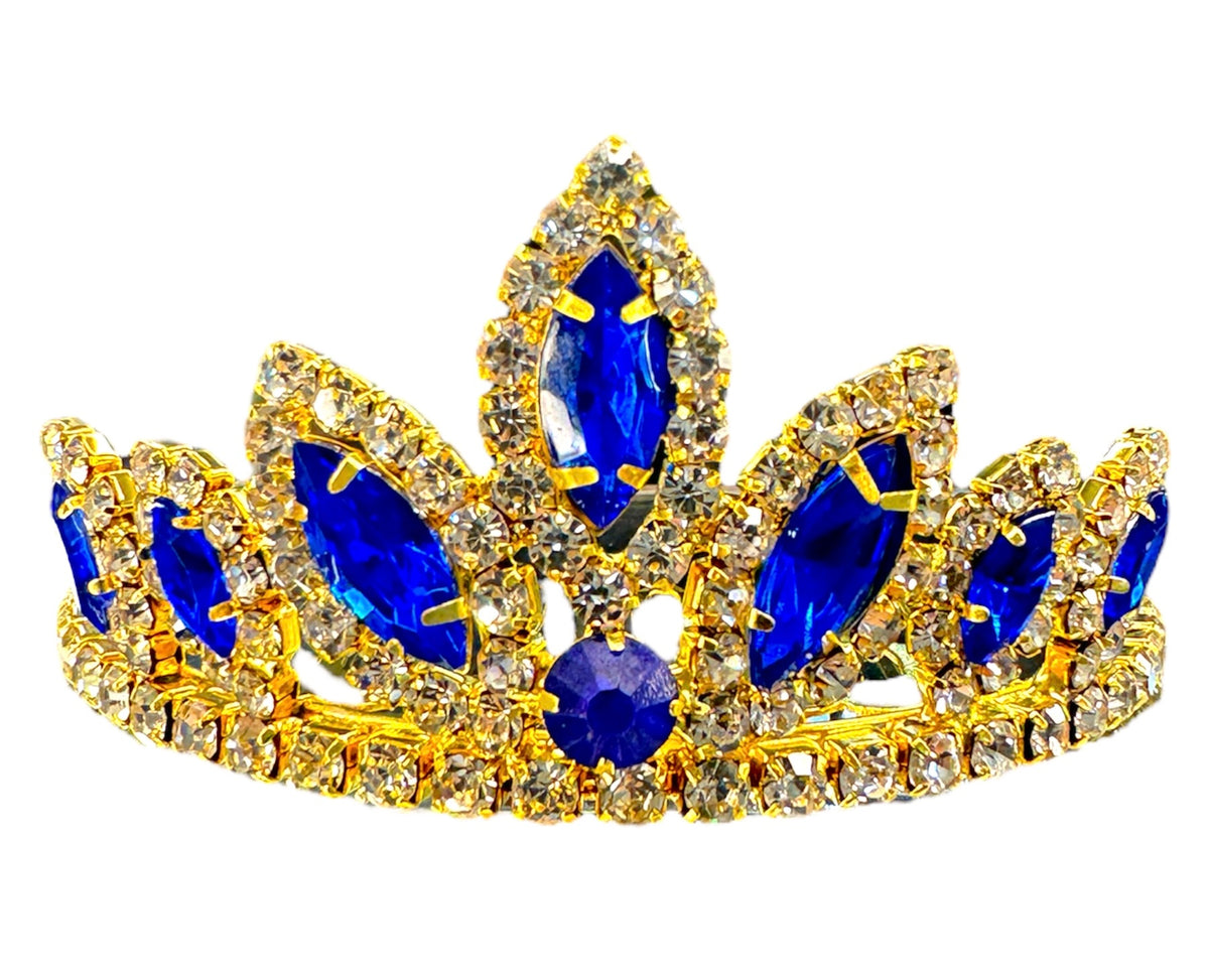 Girls Princess Tiara (0564)-Girls-Royal/Gold-Chacho's Kids