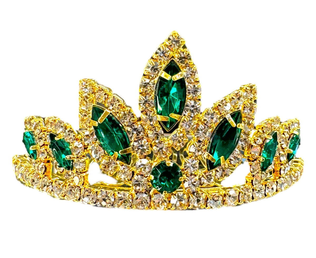 Girls Princess Tiara (0564)-Girls-Hunter/Gold-Chacho's Kids
