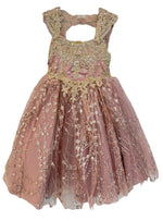 Party / Flower Girl (9008)-Girls-Dusty Rose-2-Chacho's Kids