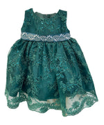 Baby Party / Flower Girl Dress (Rosie)-Girls-Hunter Green-S-Chacho's-Kids
