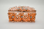 Wedding Arras-2.5" Rose Gold Rectangle Crystal Wedding Arras Set-Chacho's Kids