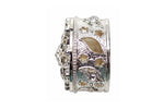 Wedding Arras-2.5" Silver Round Crystal Wedding Arras Box Set-Chacho's Kids