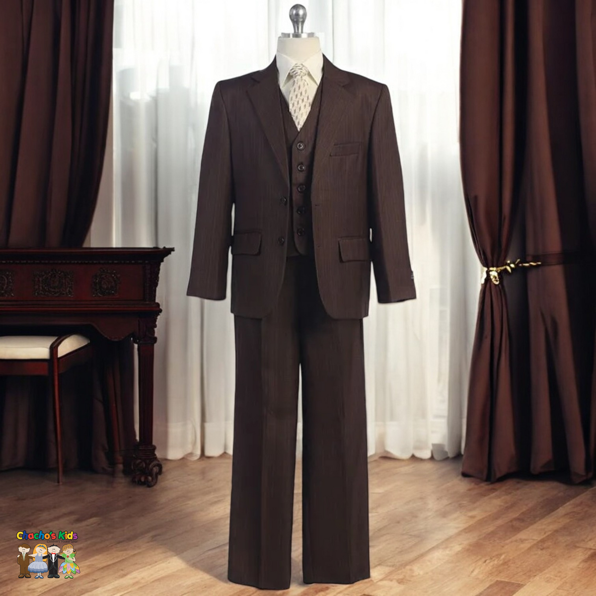 Classic Suit (BJ3005-16)-Boys-0-Chacho's Kids