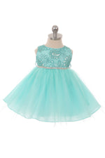 Baby Party / Flower Girl Dress (SS1027BA)-Girls-Tiffany-3M-Chacho's-Kids