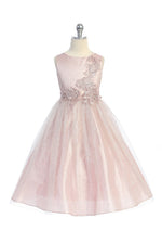 Party / Flower Girl Dress (408)-Girls-Blush-2-Chacho's Kids