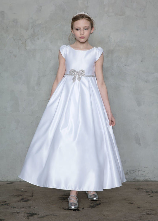 First Communion White Dress (D-787)