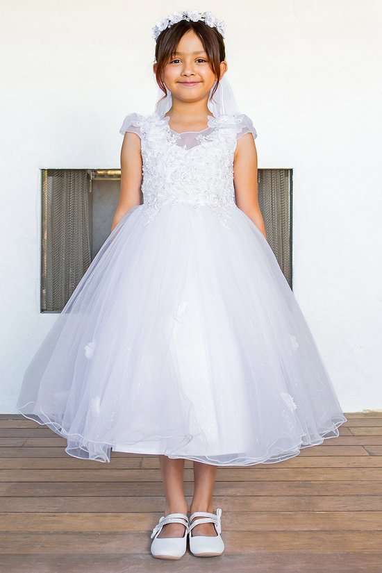 First Communion White Dress (2018)-Girls-6-Chacho's Kids