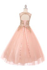 Ball Gown Dress (5041)-Girls-Chacho's Kids