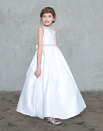 First Communion White Dress (D-786)-Girls-Chacho's Kids