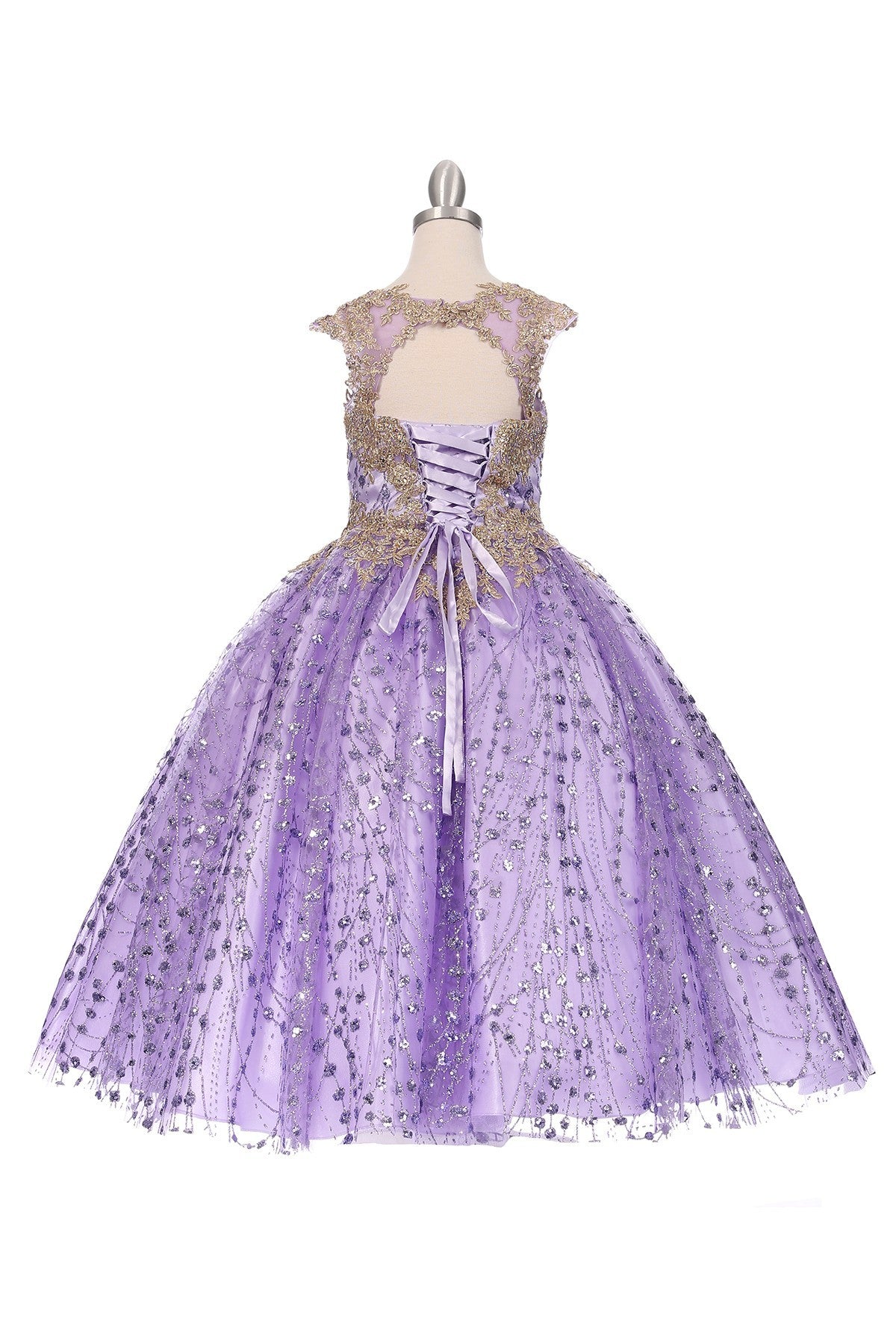 Ball Gown Dress (8024)-Girls-Chacho's Kids