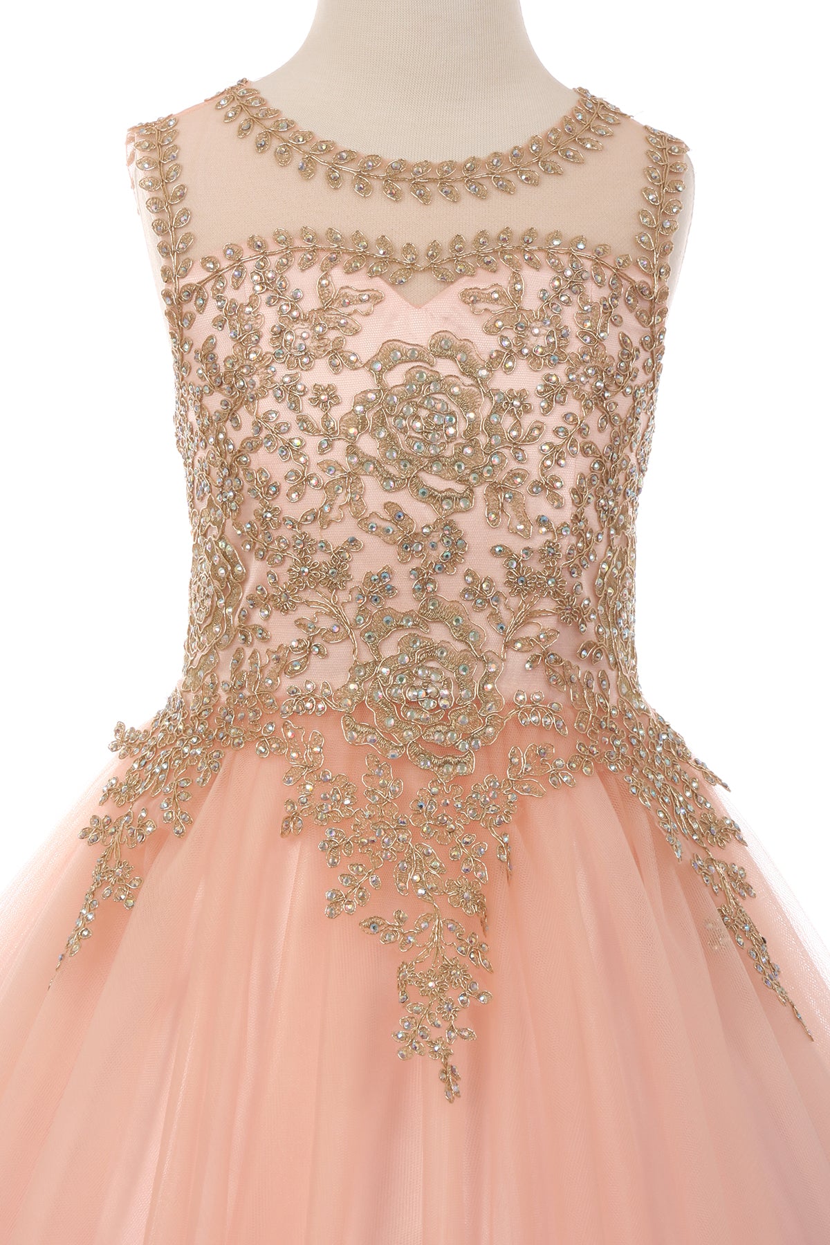 Ball Gown Dress (5041)-Girls-Chacho's Kids