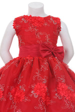 Party / Flower Girl Dress (SS3010D)-Girls-Chacho's Kids