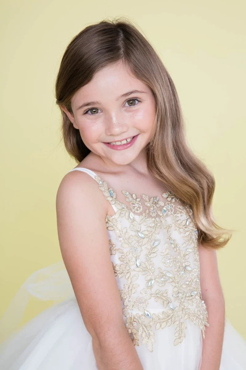 Party / Flower Girl Dress (D-778-Big)-Girls-Chacho's Kids