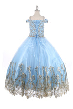 Ball Gown Dress (8017)-Girls-Chacho's Kids
