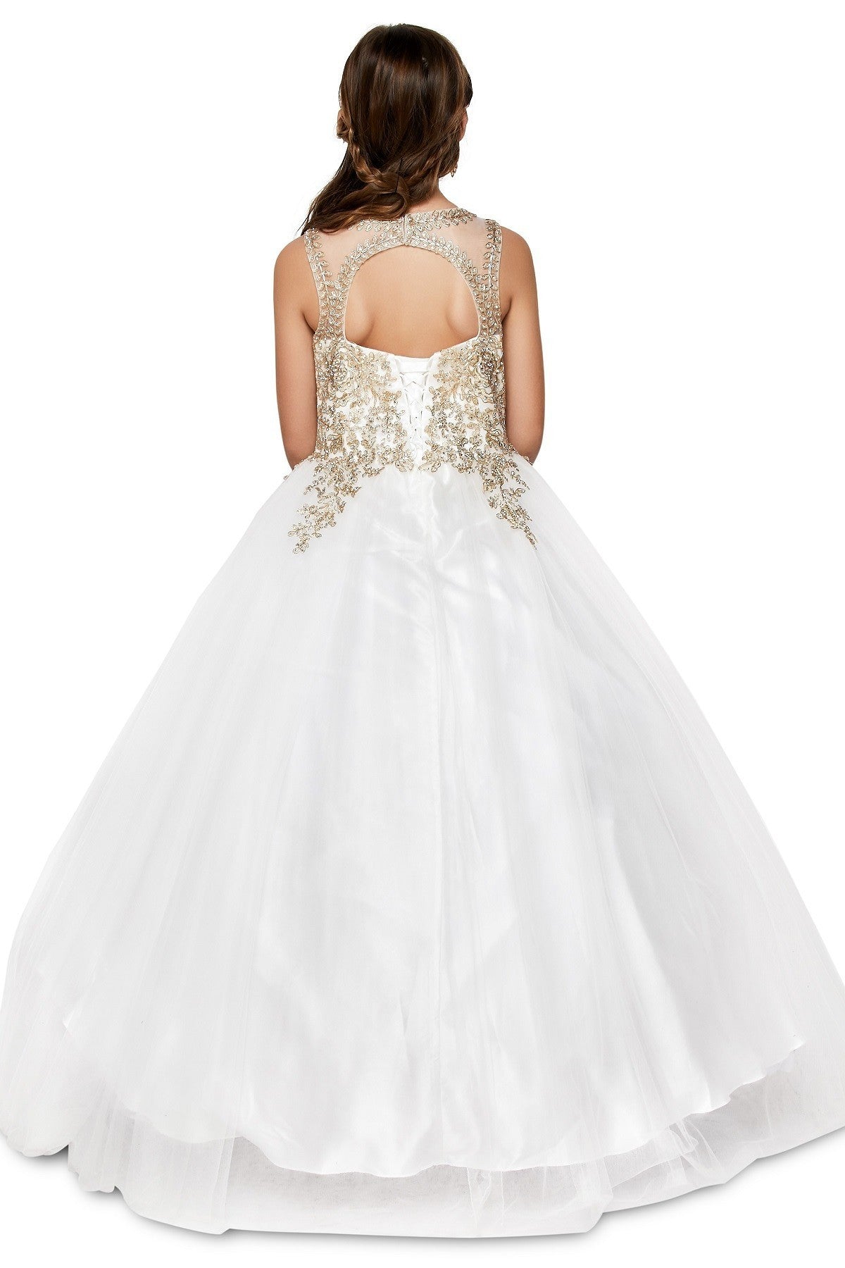 Ball Gown Dress (5041)-Girls-Chacho's Kids