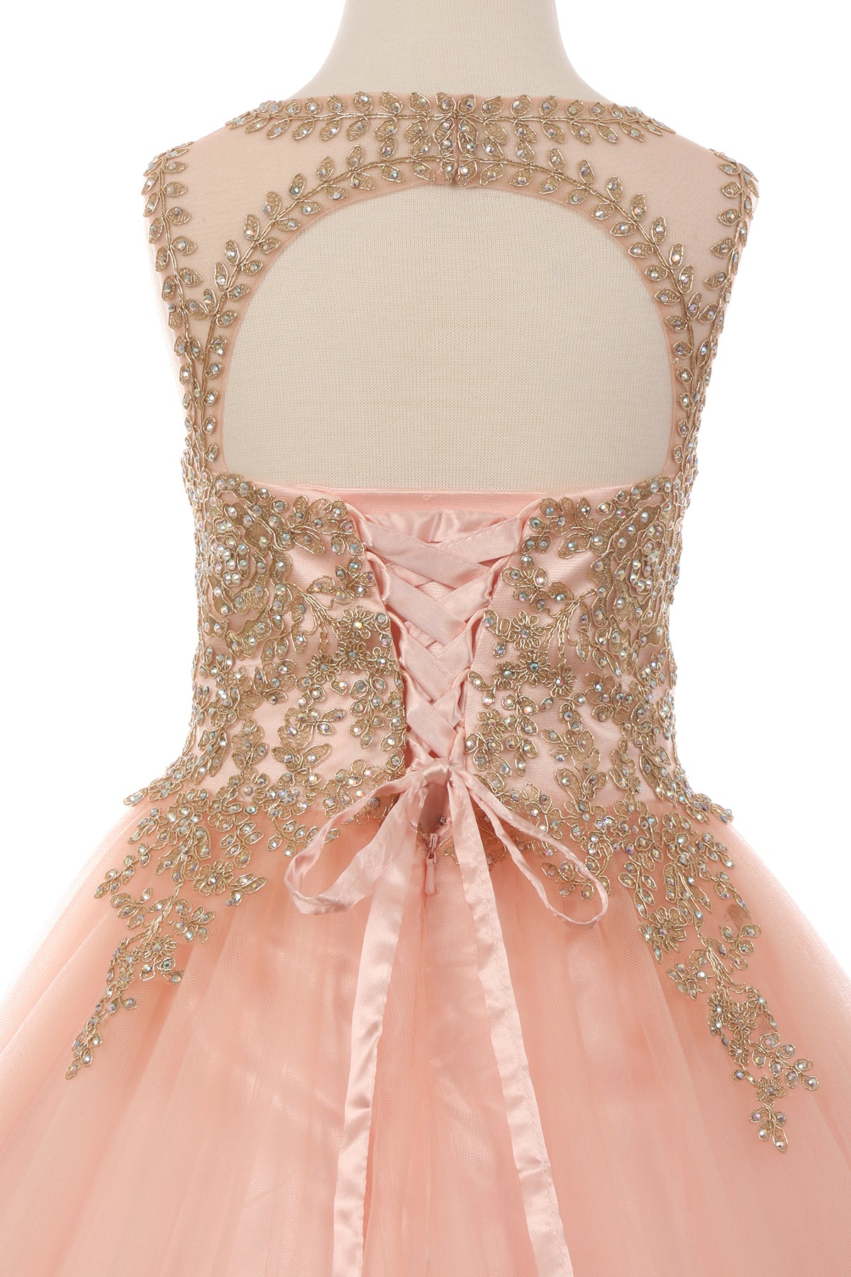Ball Gown Dress (5041)-Girls-Chacho's Kids