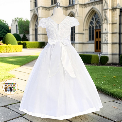 First Communion White Dress (399)