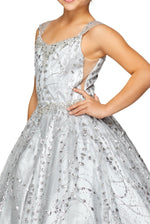 Ball Gown Dress (8007)-Girls-Chacho's Kids