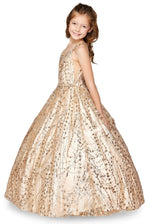 Ball Gown Dress (8007)-Girls-Chacho's Kids