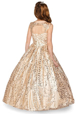 Ball Gown Dress (8007)-Girls-Chacho's Kids