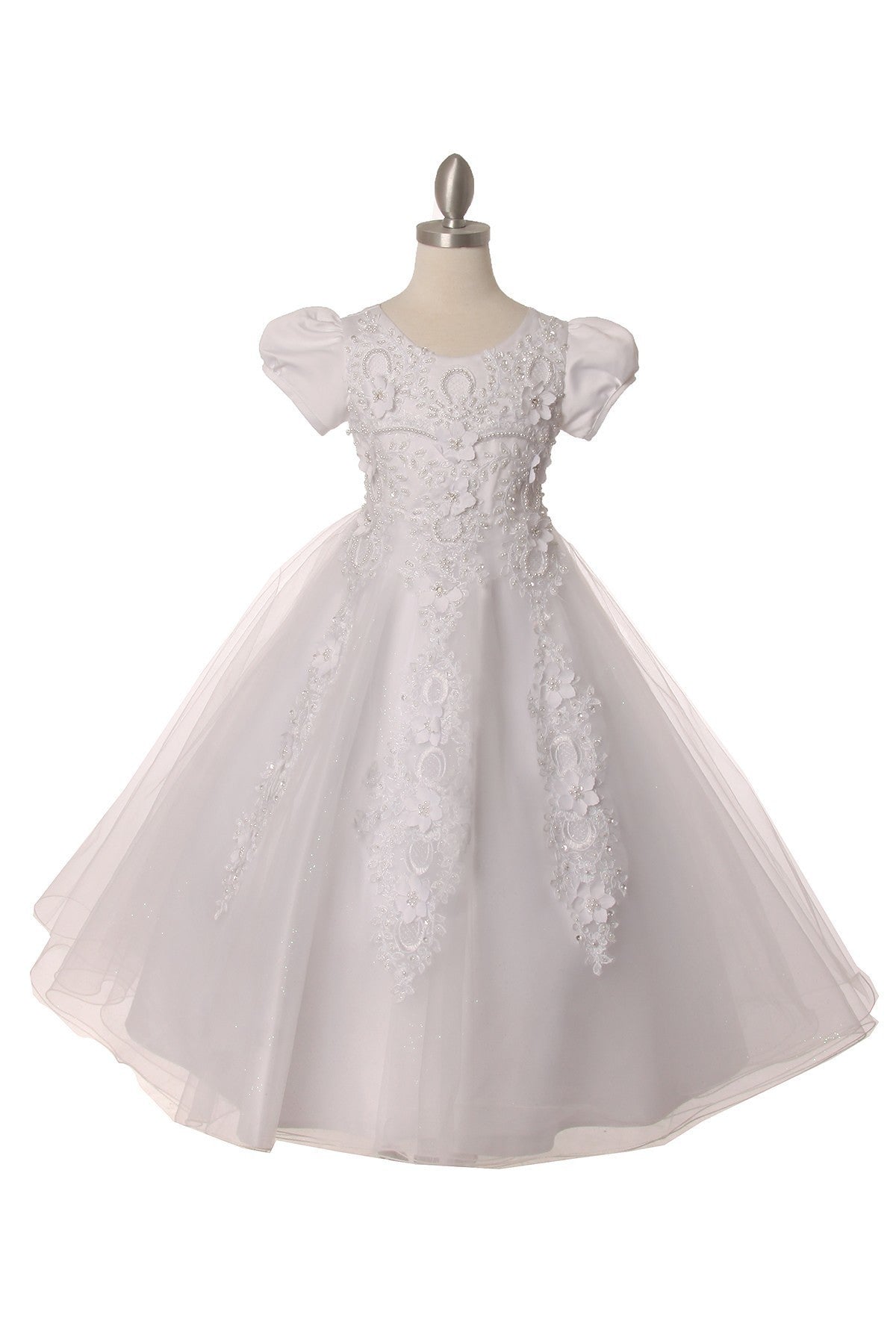 First Communion White Dress (2012)-Girls-6-Chacho's Kids