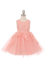 Party / Flower Girl Dress (9040)-Girls-Blush-4-Chacho's Kids