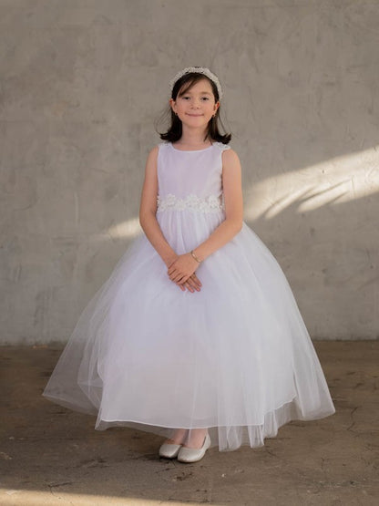 First Communion White Dress (D-831)