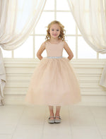 Party / Flower Girl Dress (D-754)-Girls-Champagne-2-Chacho's Kids
