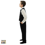Classic Suit (BJ4005)-Boys-Black-9-Chacho's Kids